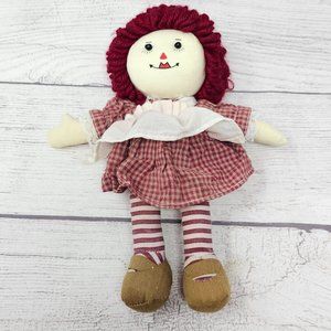 Vintage Raggedy Ann Doll 9" In Excellent Condition‎